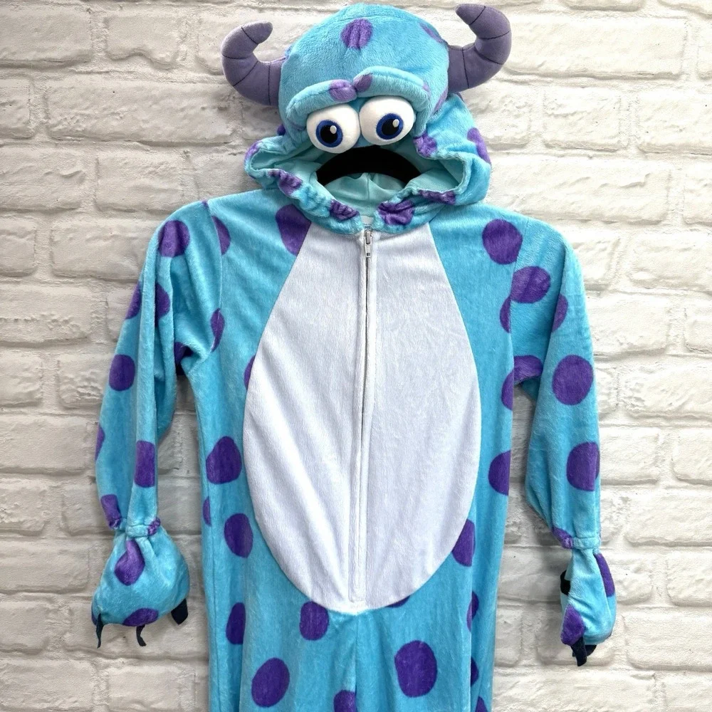 Kids Monsters INC. Sulley One Piece Halloween Costume 4T-5T Body Suit Fast Ship!
